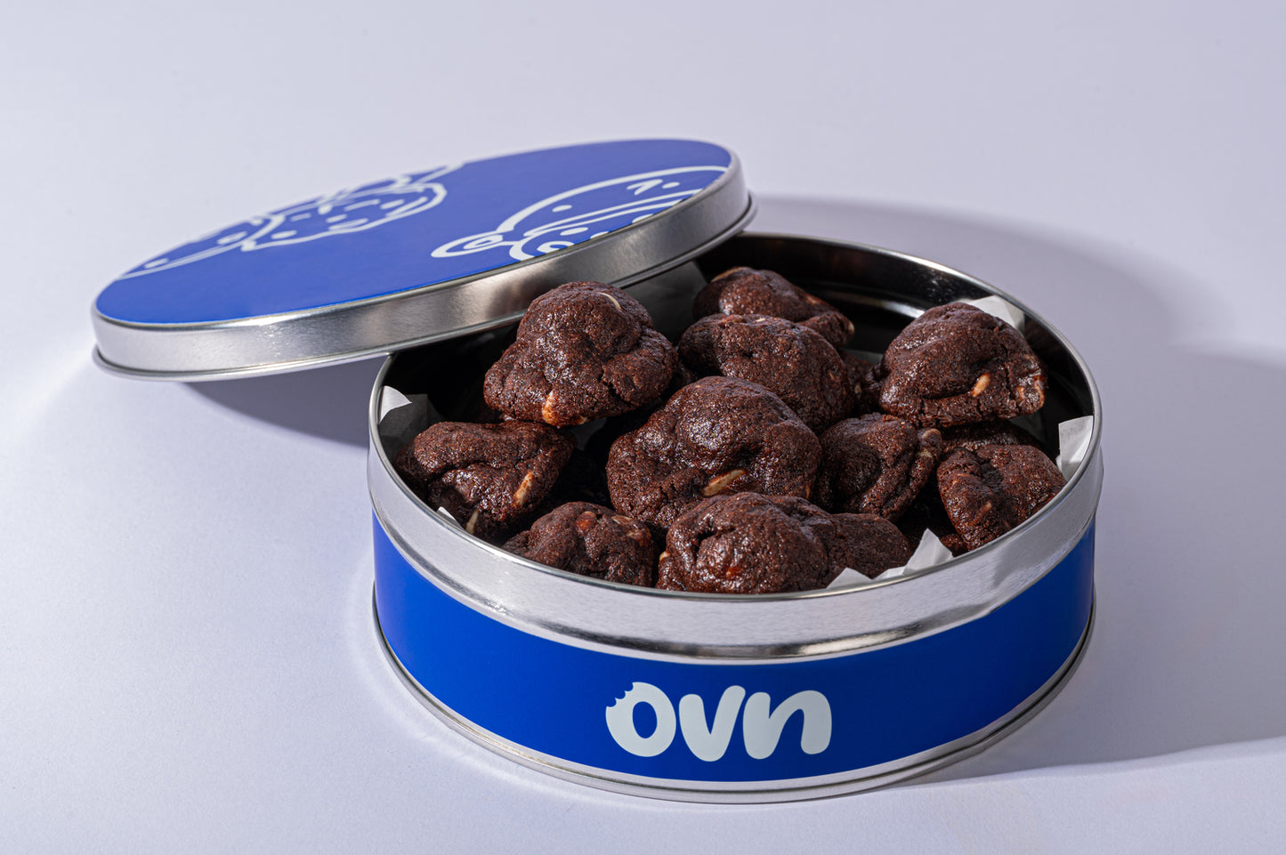 Double Chocolate Mini Cookies Tin